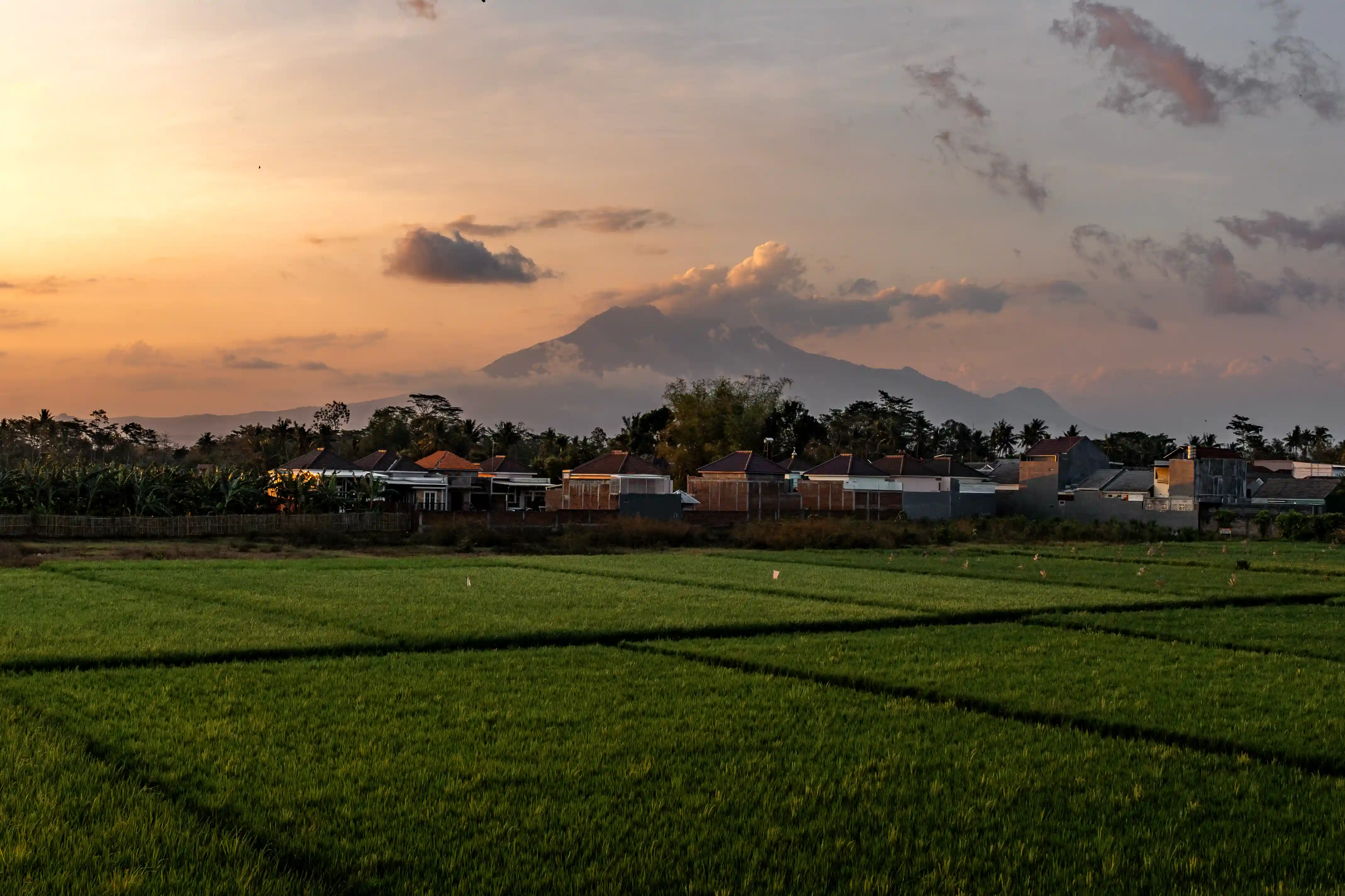 卡拉维火山日落